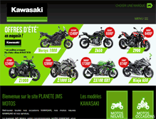 Tablet Screenshot of kawasaki.jmsmotos.fr